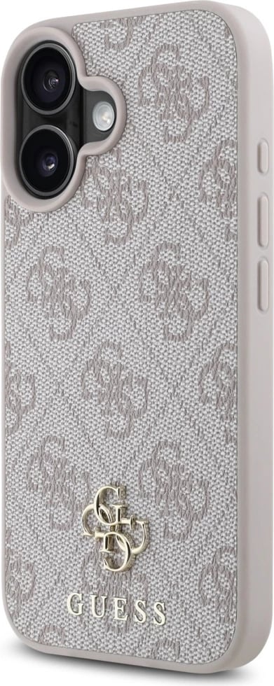 Mbështjellës Guess HC PU 4G Small 4G and Classic MagSafe për iPhone 16, Rozë