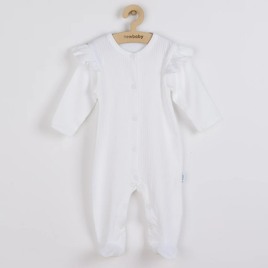 Kombinezon bebe, New Baby Practical, pambuk 100%, madhësi 92 (18-24m), e bardhë