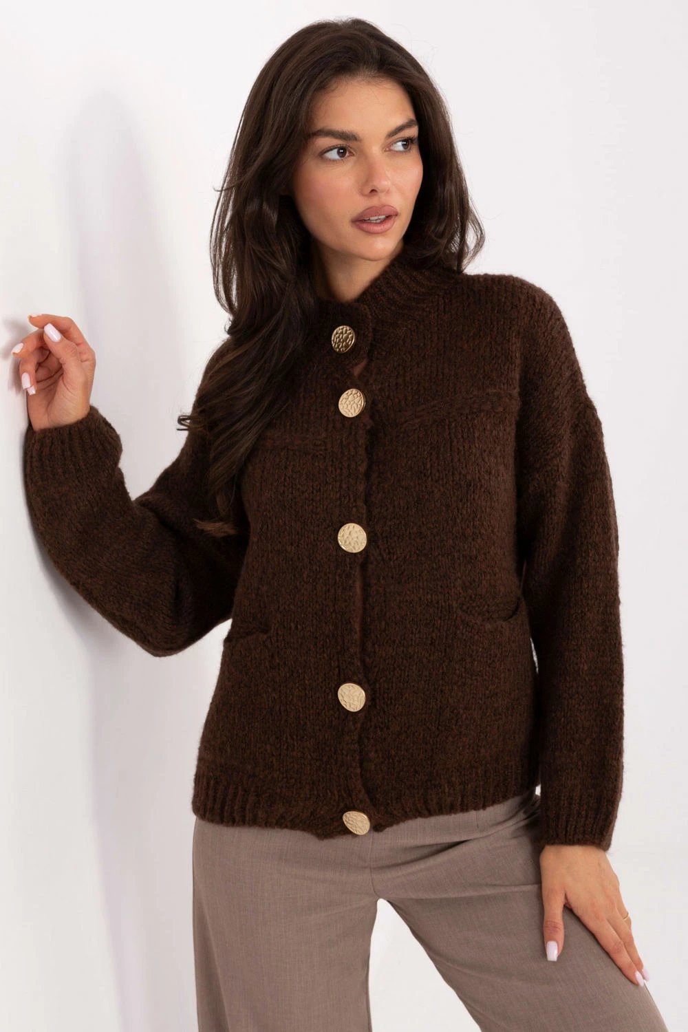 Xhemper femra Italy Moda 218420, kafe