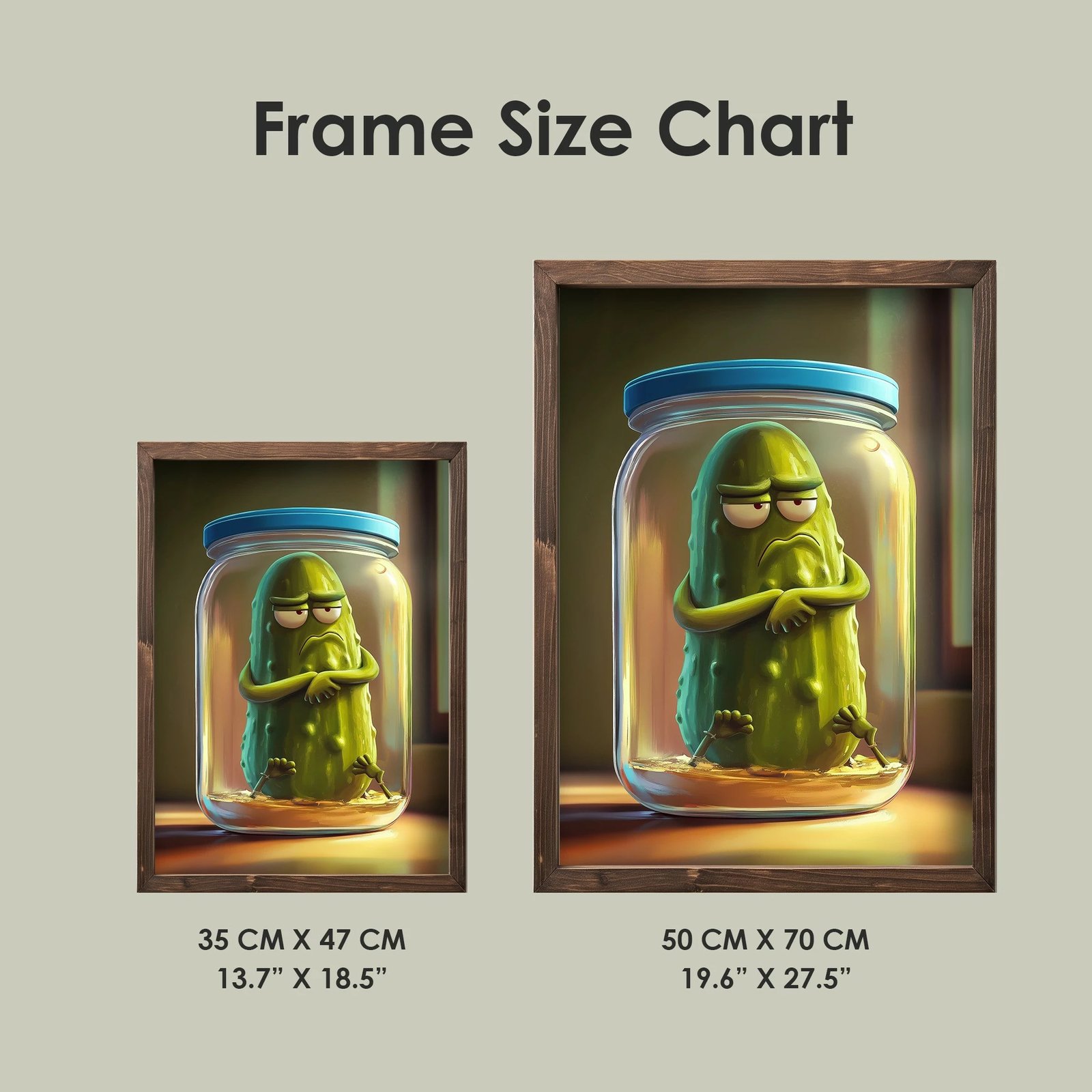 Pikturë dekorative me kornizë MDF, Wallity, shumëngjyrëshe, TUN059-L, 35x47x2 cm