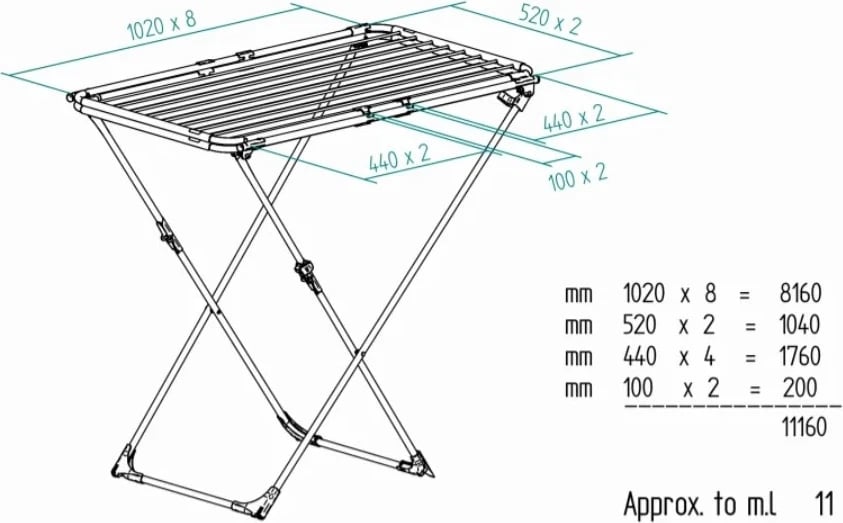 Tharëse për rroba Vileda Doble, e bardhë