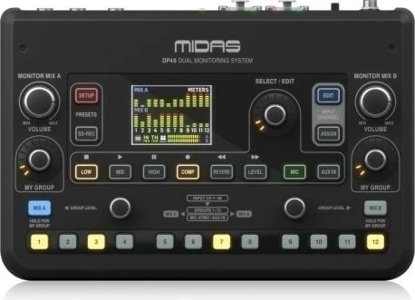 Mikser Midas DP48, 48 kanale, Sistemi i Monitorimit Dual