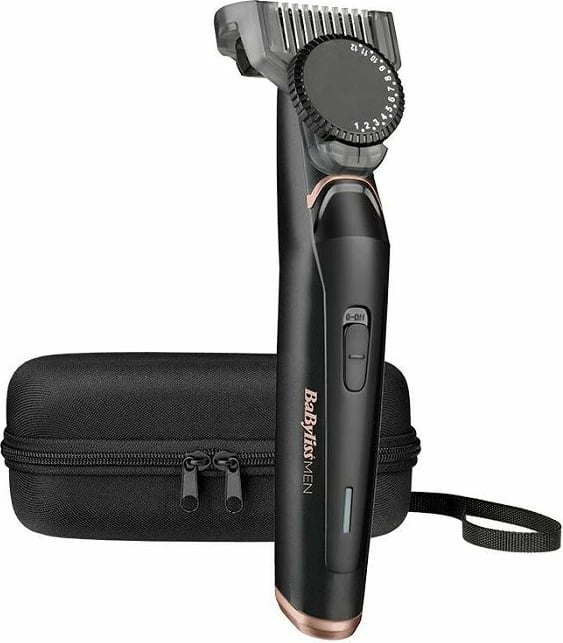 Trimer mjekre, BaByliss T885E, 24 nivele 0.5–12 mm, pa tel dhe me kabllo, autonomi 60 min, i zi