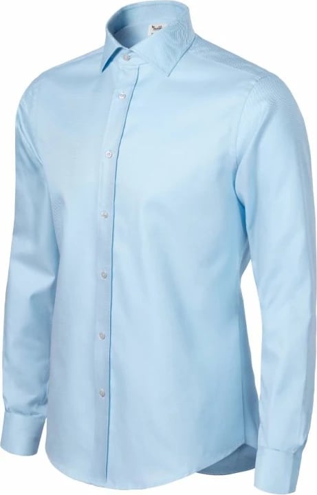 Këmishë për meshkuj Yakimasport, kaltër/bardhë