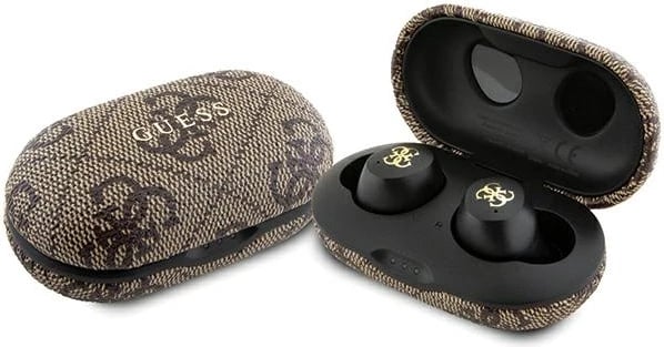 Kufje Guess TWS 4G Metal me dok stacion, Bluetooth 5.3, kafe