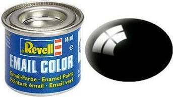 Bojë email Revell 32107, e zezë me shkëlqim, 14 ml