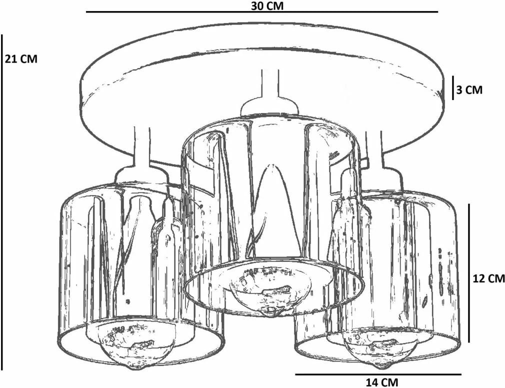 Llambadar Opviq, 9016-3, ngjyrë mjaltë dhe ari