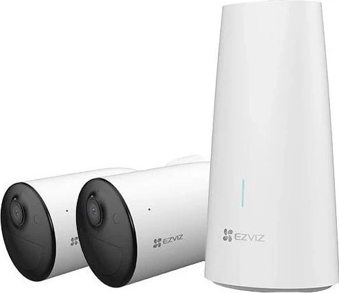 Kamerë sigurie Ezviz HB3-Halow kit (2K,2+1), e bardhë