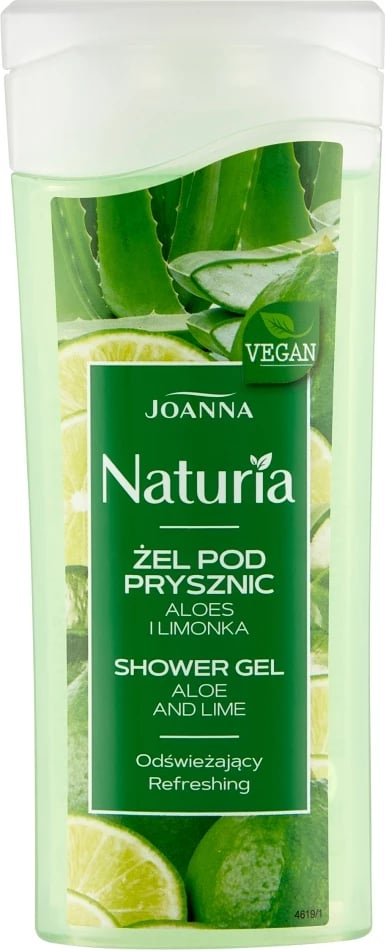 Xhel dushi për femra Joanna Naturia Aloe dhe Lime, 100ml