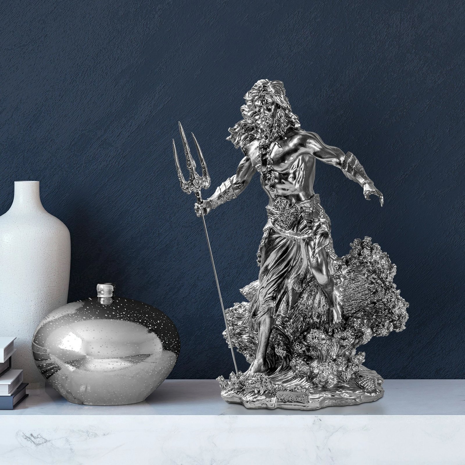 Objekt dekorativ Evila Originals, Yak-035-B, ngjyrë argjendi