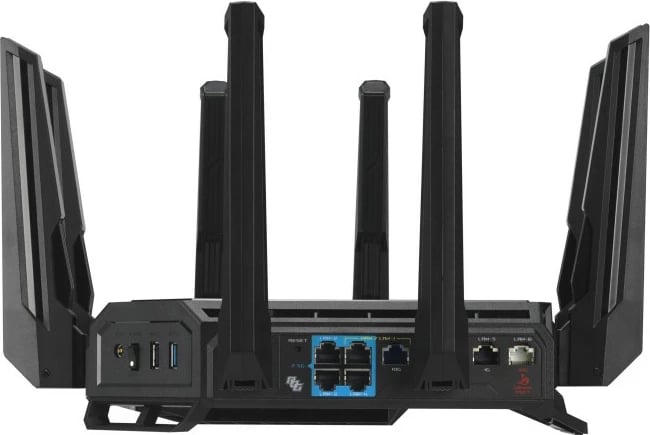 Router Asus ROG Rapture GT-BE19000, tri-band, 8 antena, WiFi 7, i zi