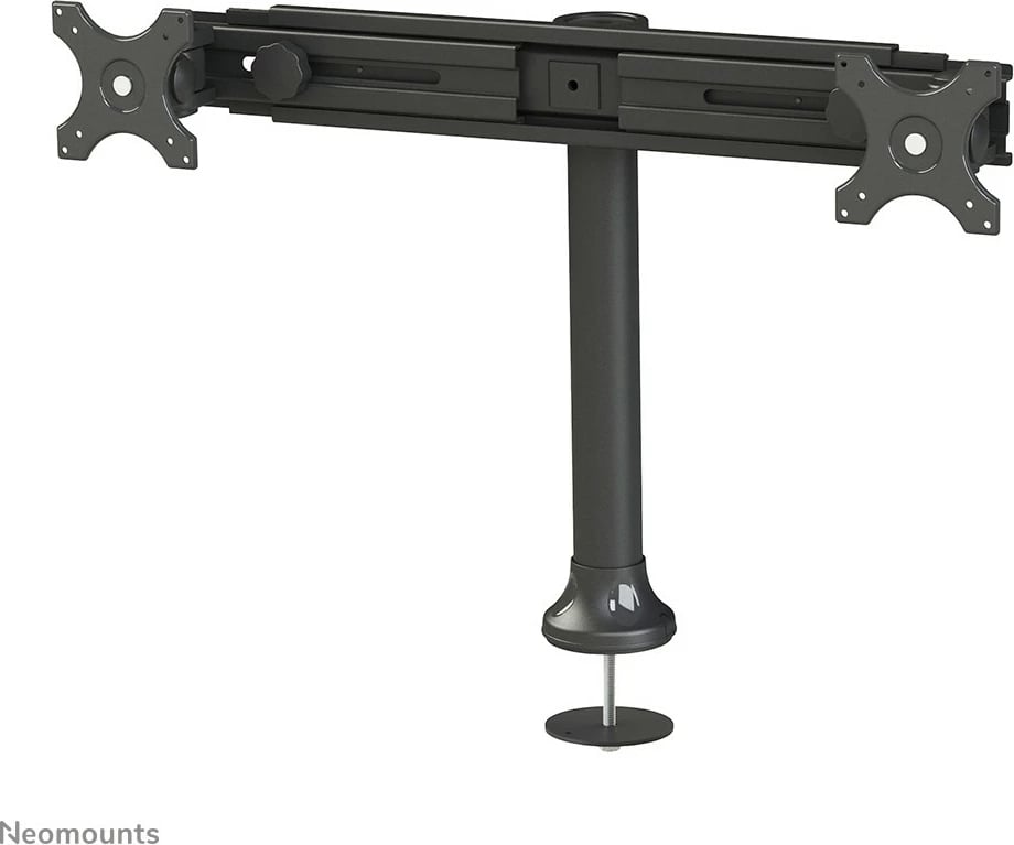 Mbajtës monitori Neomounts FPMA-D700DD, për 2 ekrane 19-30 inç, rregullim lartësie, i zi