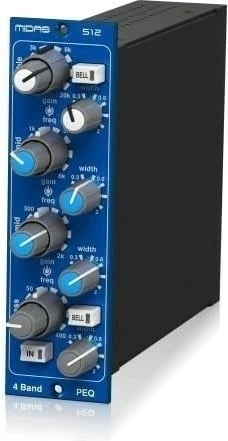 Modul equalizer parametrik Midas 512 V2, format 500
