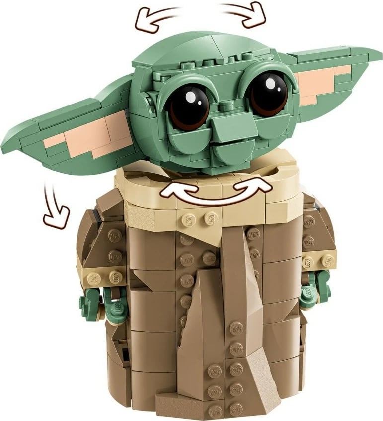 Set LEGO Star Wars Grogu në karrocë, 75403, 1048 pjesë, plastikë, ekstra i madh