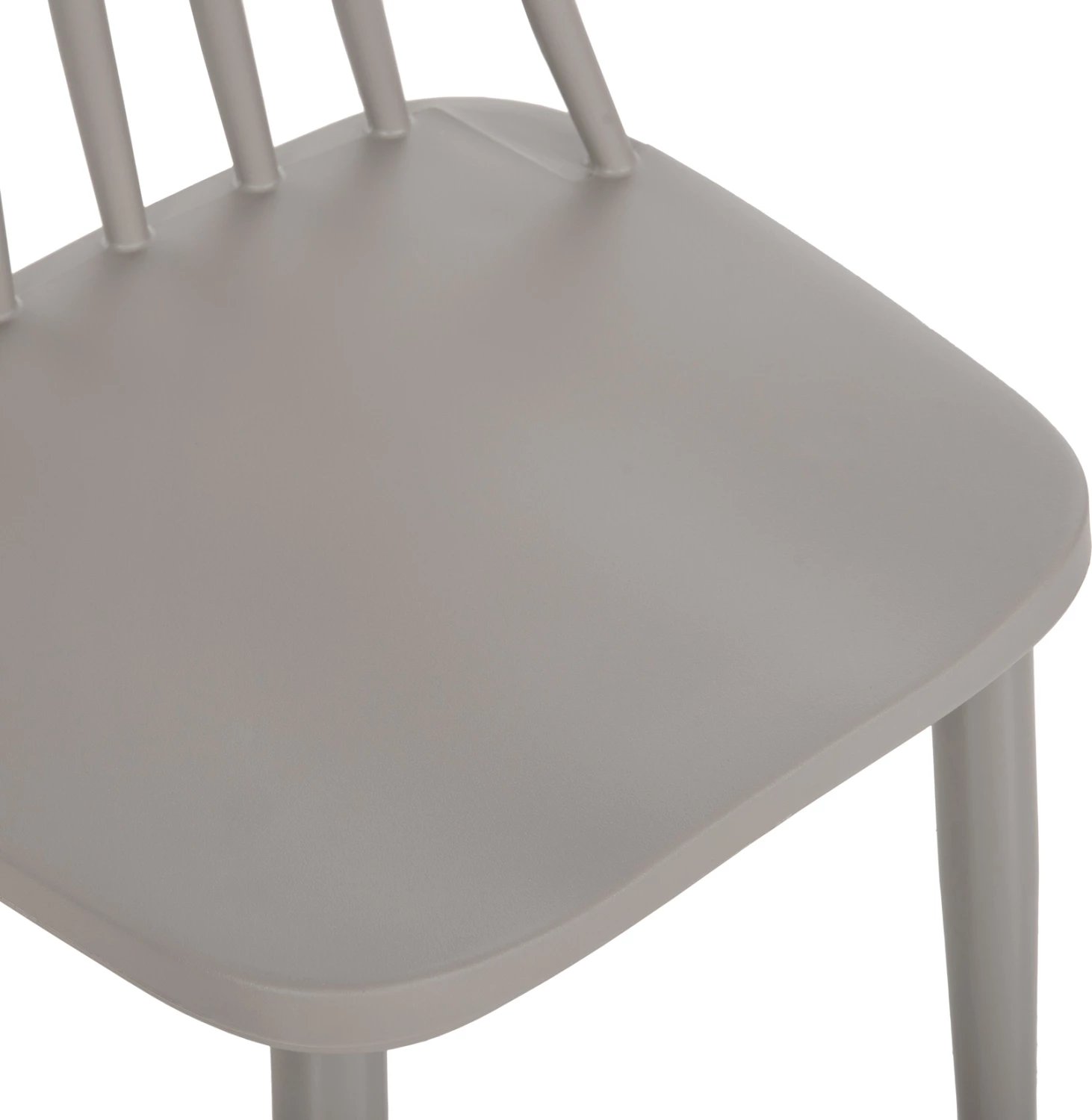 Karrige ngrënieje FH8052.22 Vanessa GRI me këmbë metalike GRI 42.5x44x81H cm., set prej 4 copë