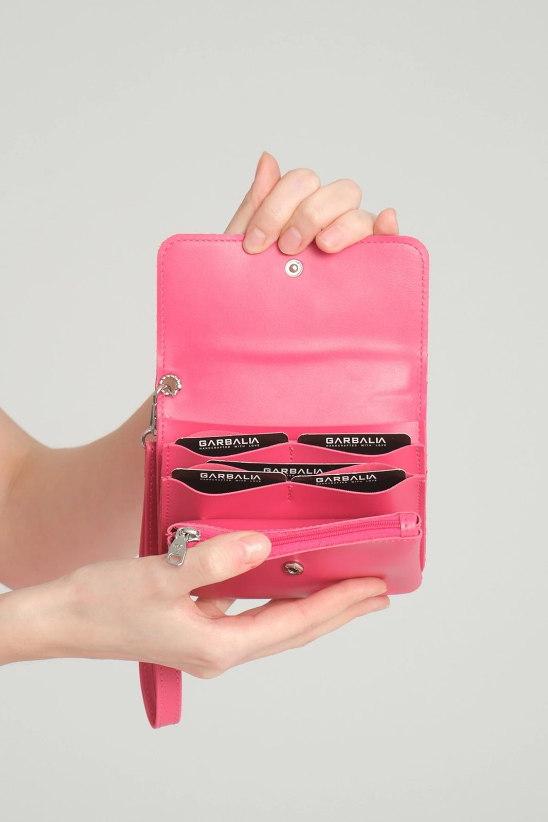 Portofol për gra, ngjyrë fuchsia, Zoozie Bags