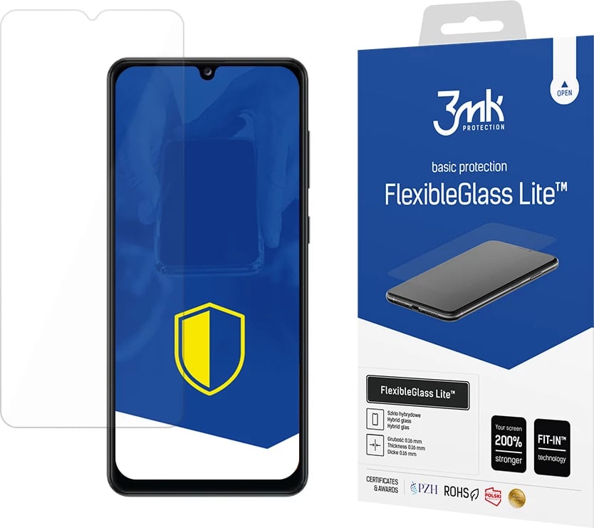 Mbrojtës ekrani 3mk FlexibleGlass Lite për Samsung Galaxy A32 5G, ultra i hollë, transparent