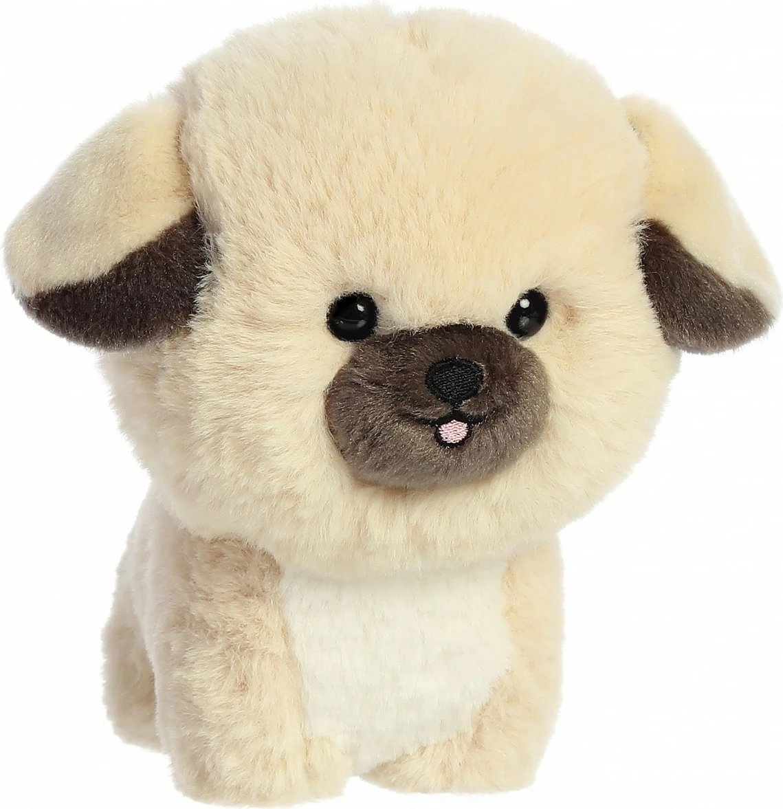 Lodër pelushi TEDDY PETS Daffi T-015, qen Pekingese, bezhë/kafe/krem