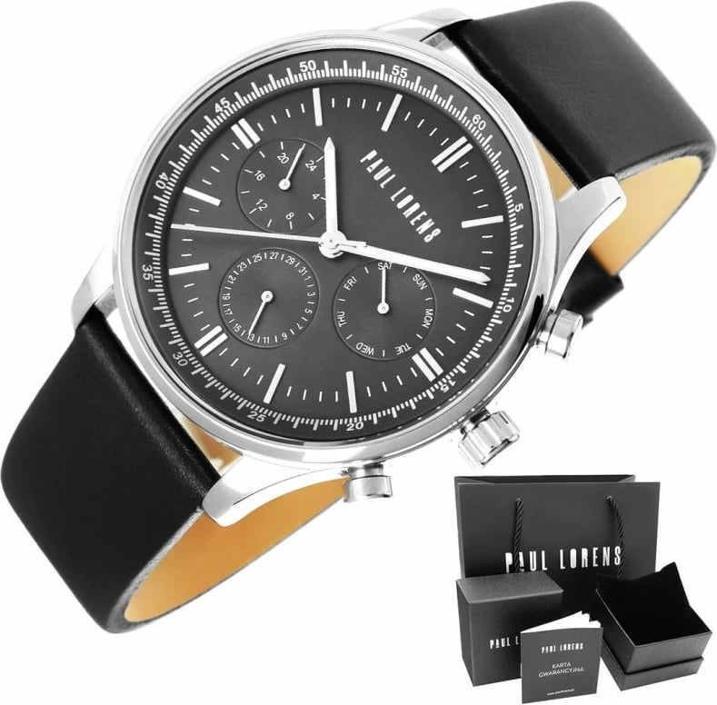 Orë dore për meshkuj Paul Lorens, e zezë