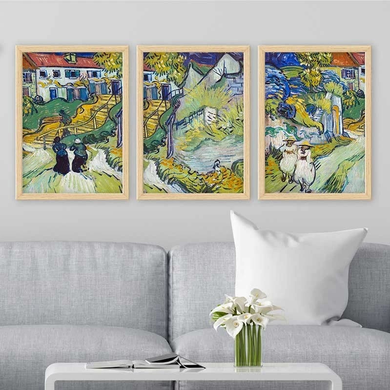 Pikturë dekorative me kornizë (3 copë), Wallity, 3NTC_UN3868302_5575