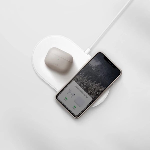 Mbështjellës UNIQ Lino për AirPods Pro, silikon, i zi