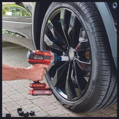 Impaktues Einhell Impaxxo 18/400, brushless, 18V, 400Nm, i zi/kuq