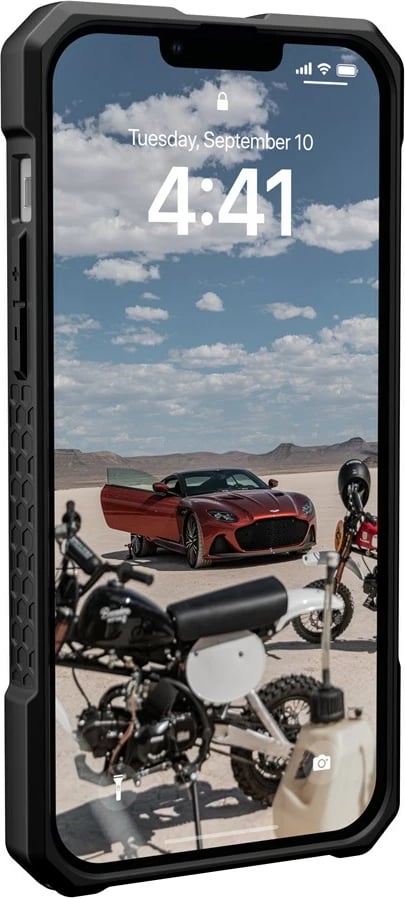 Mbështjellës Urban Armor Gear Monarch Pro për celular, për Apple, 6.7", i zi