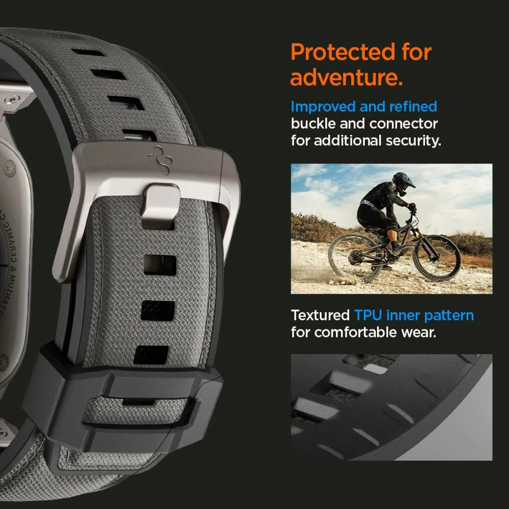 Rrip për Apple Watch Spigen DuraPro Armor, 44/45/46/49 mm, Gri