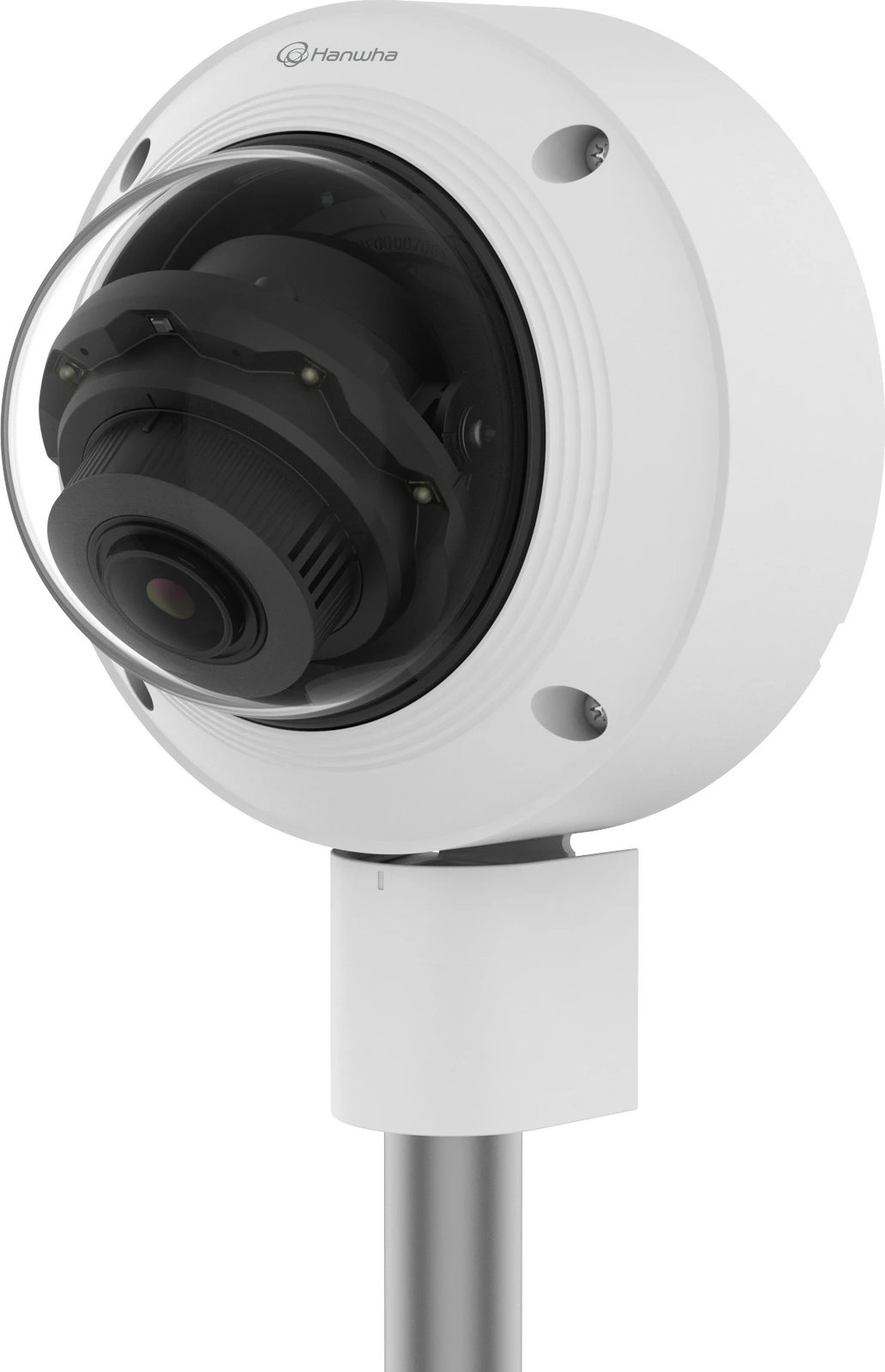 Kamerë sigurie IP Hanwha QNV-C8083R, Dome, 5 MP, e bardhë