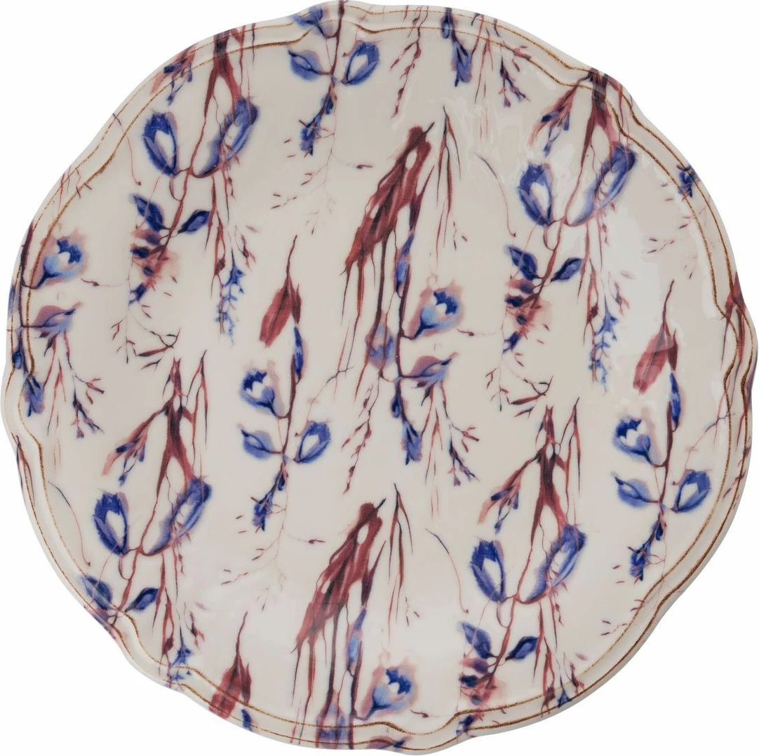 Set enësh për drekë (24 copë), Hermia Concept, ngjyrë blu rustika