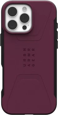 Mbështjellës UAG Civilian MagSafe për iPhone 16 Pro Max, Kuq