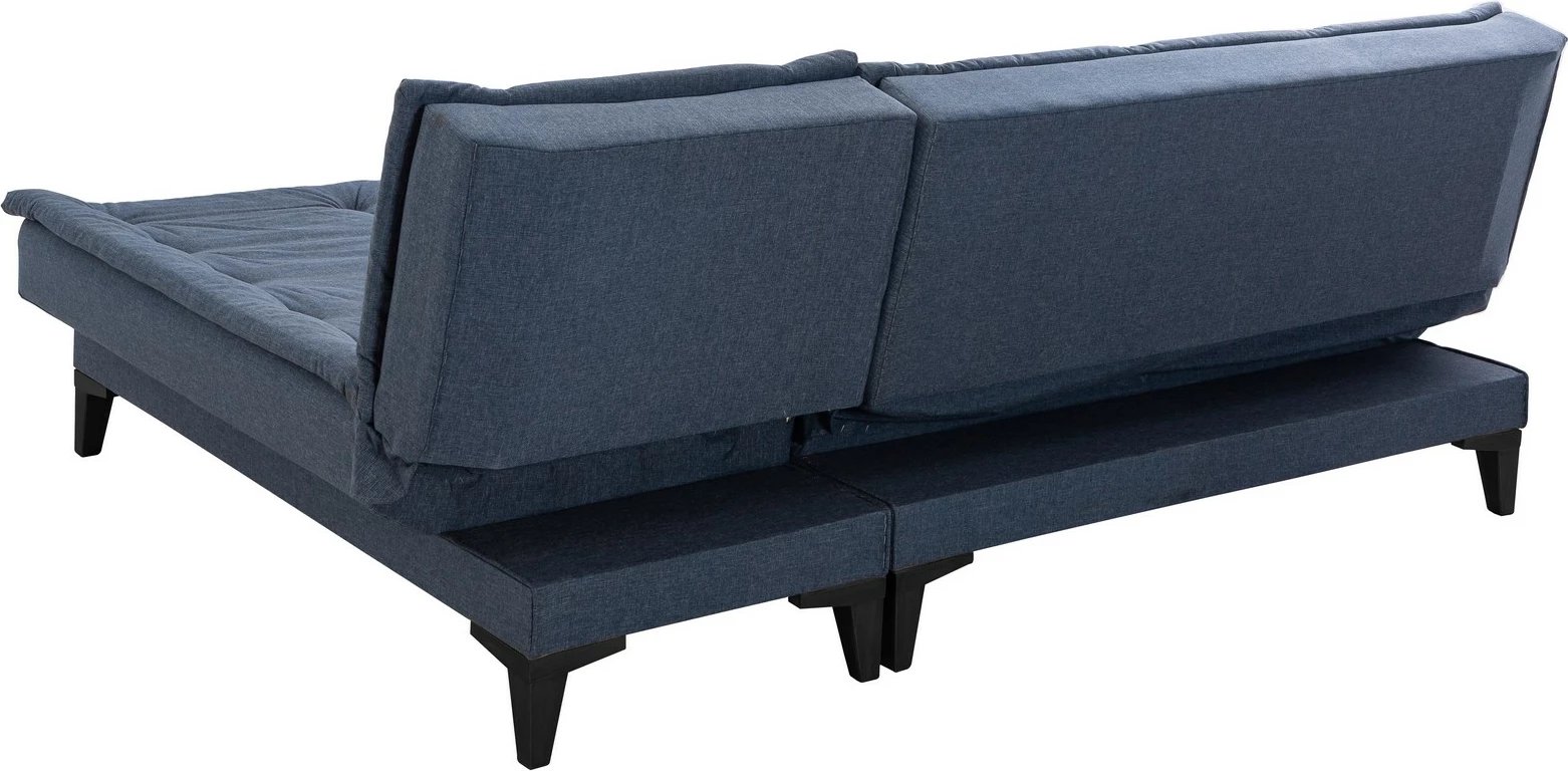 Kënd-sofë krevati Atelier del Sofa, Santo-S, ngjyrë blu e errët