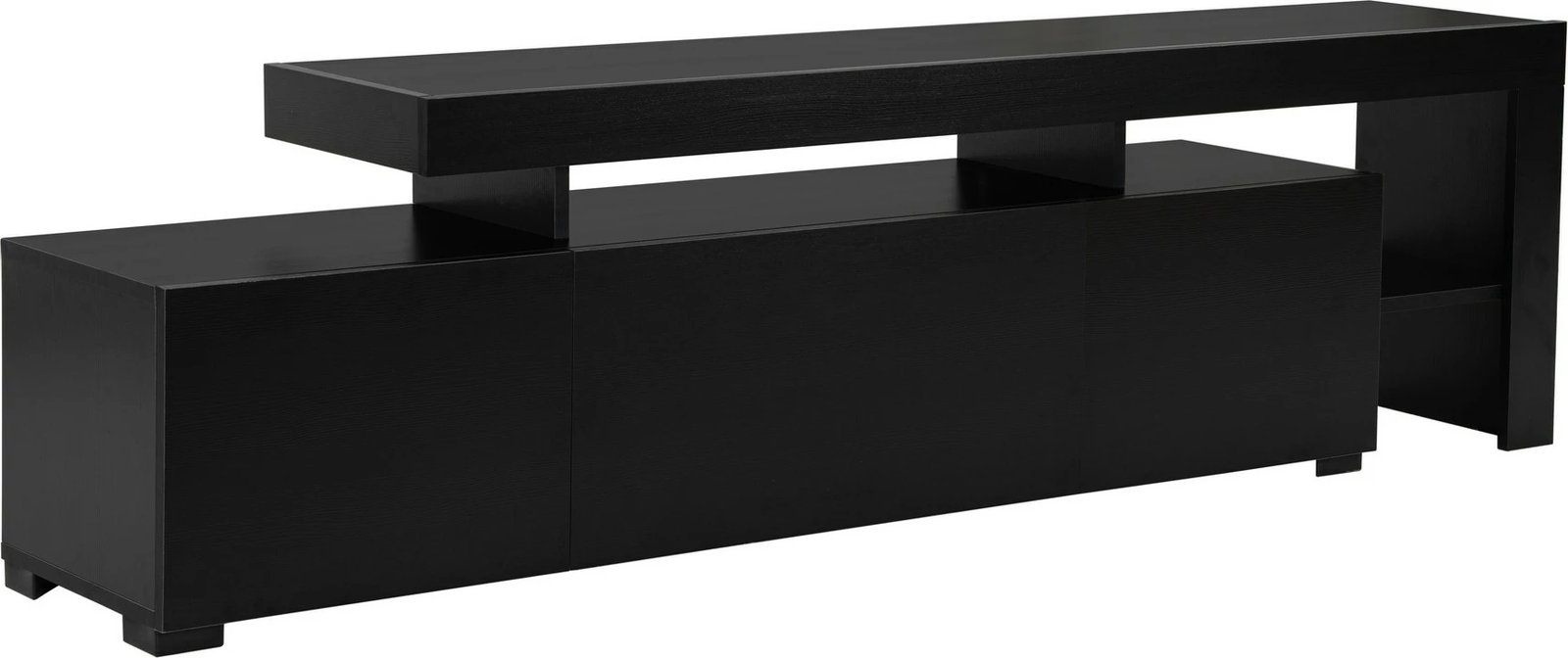 Komodë për TV Hanah Home, Beliz, ngjyrë dru e zezë