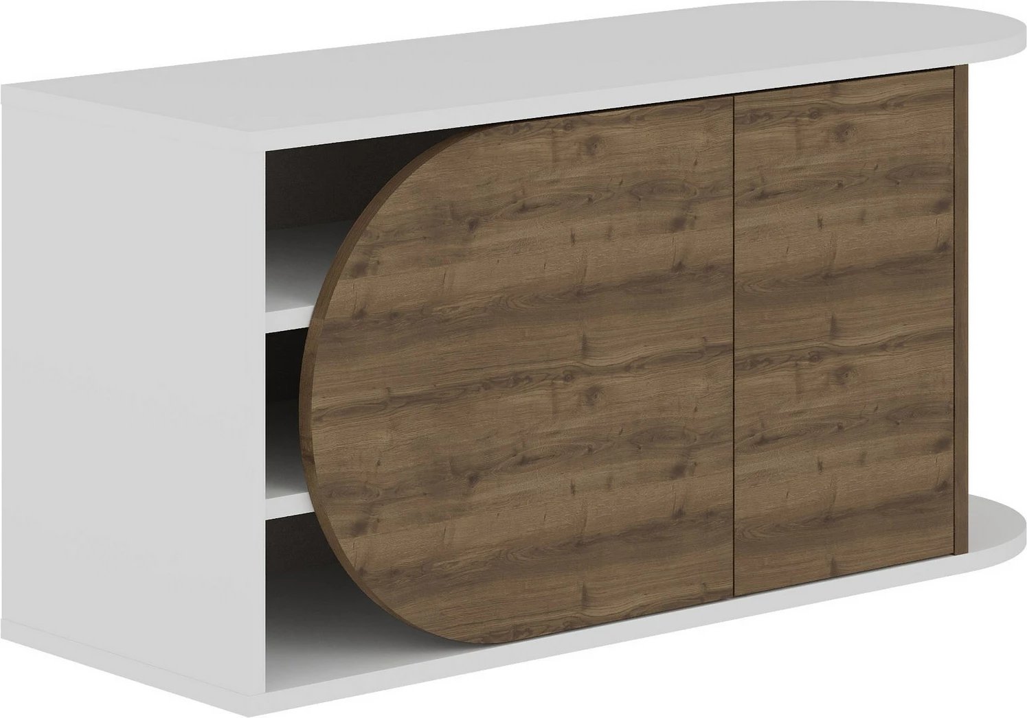 Dollap këpucësh Skye Decor, Nova, ngjyrë Hitit dhe e bardhë