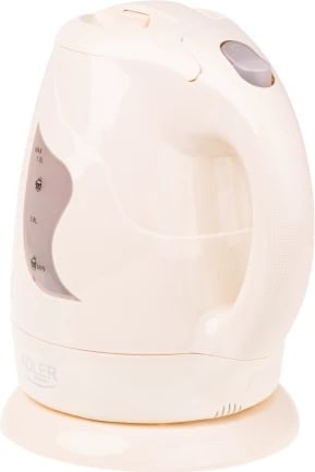 Zierës uji elektrik, Adler, AD 08, 1.0 L, 850W, plastikë, bezhë