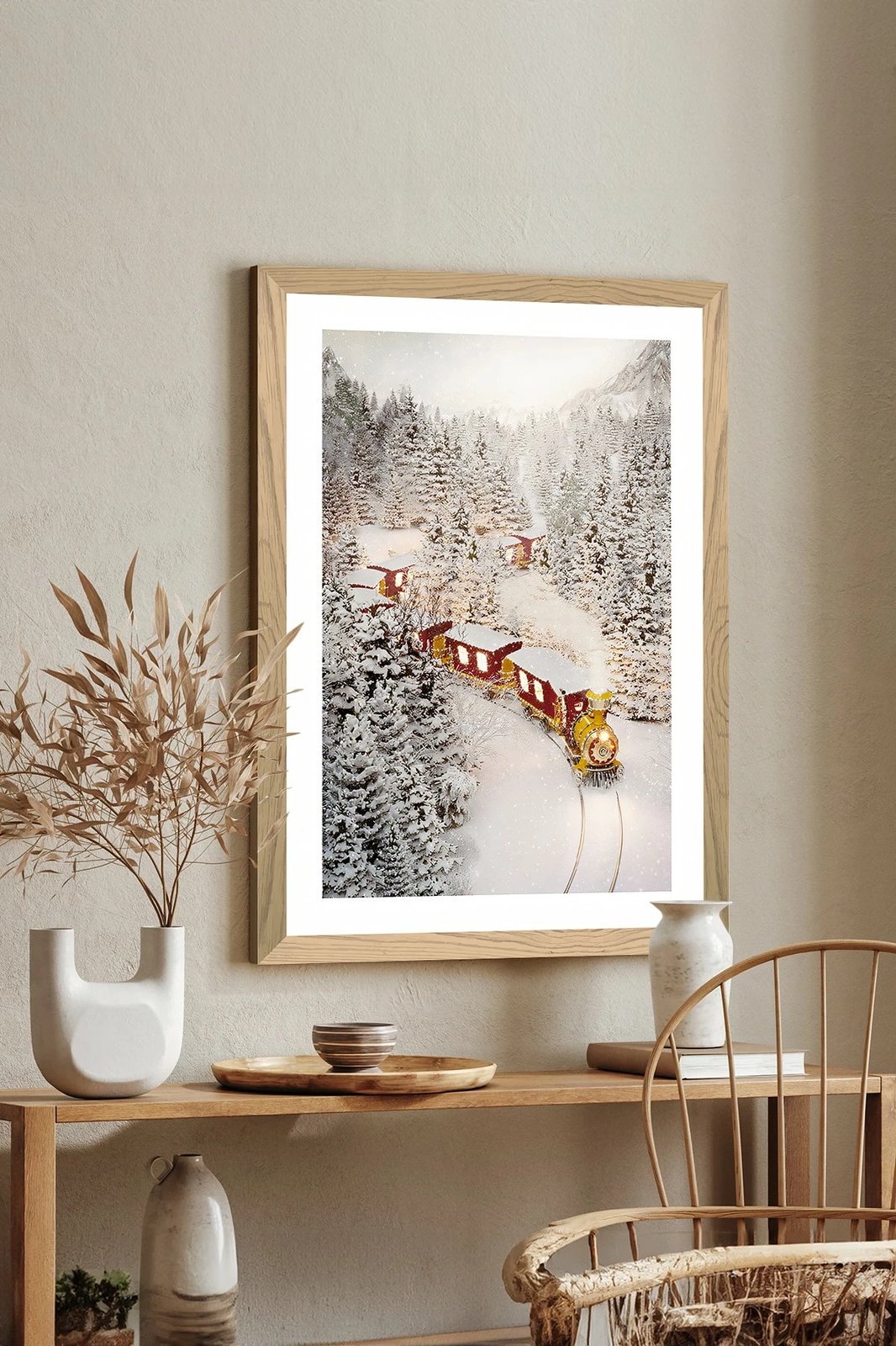 Pikturë dekorative për mur, shumëngjyrëshe, MDF, Tekhammdf60, 33x48cm