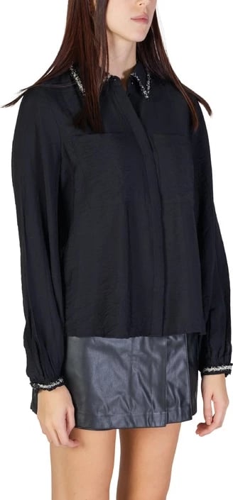 Këmishë Vila Clothes për femra, e zezë