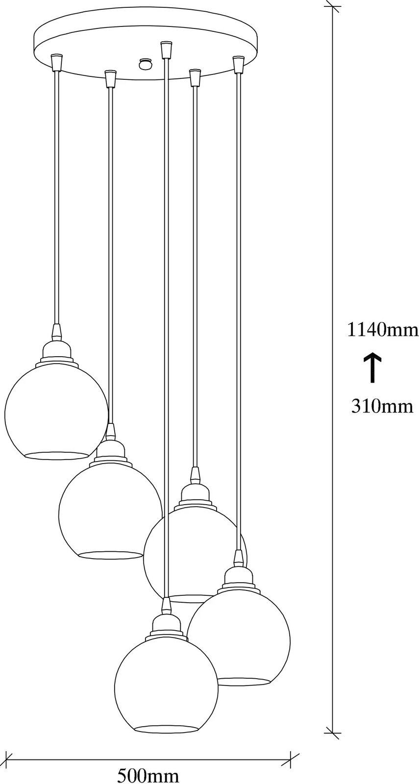 Llambadar Opviq, ngjyrë fume, 012