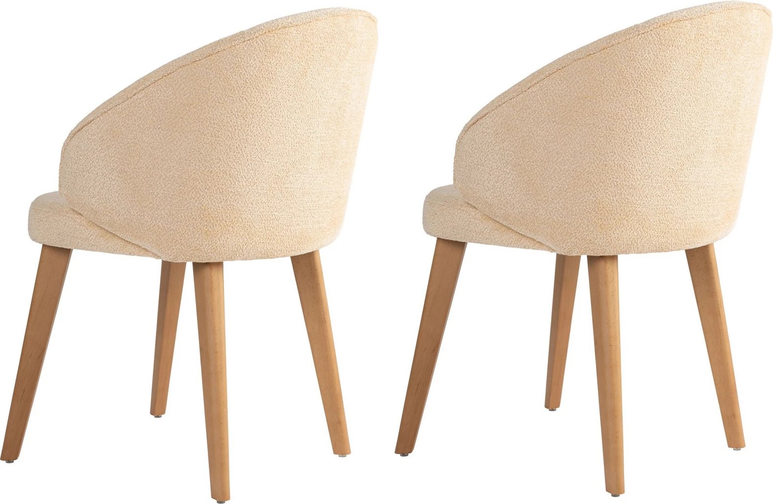 Set karrigesh (2 copë), Skye Decor, Bentley, bezhë, dushk i çelët