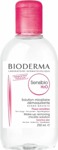 Solucion micellar për heqje grimi Bioderma Sensibio H2O unisex 250ml