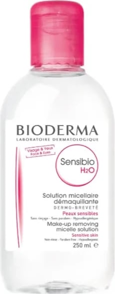 Solucion micellar për heqje grimi Bioderma Sensibio H2O unisex 250ml