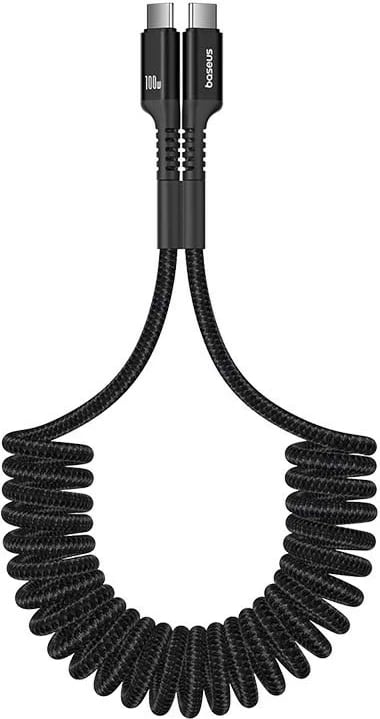 Kabllo Baseus Fish-Eye USB C në USB C, 1 m, 100 W, E zezë