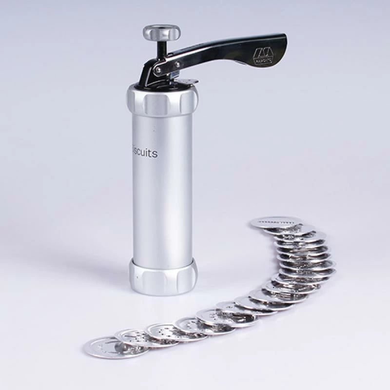 Makine biskotash, Marcato, Biscuits Machine Classic BI-CLS-ARG, manuale, dimensione 230x160x60 mm, argjendtë