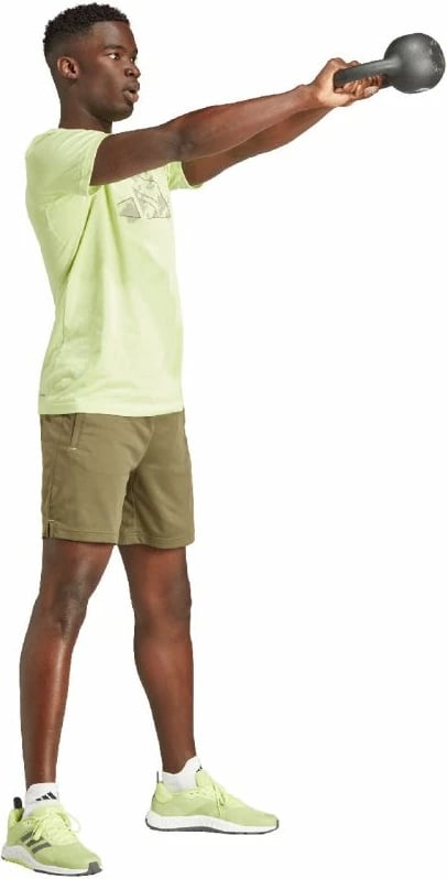 Maicë stërvitore adidas për meshkuj, e gjelbër Maicë stërvitore adidas për meshkuj, e gjelbër