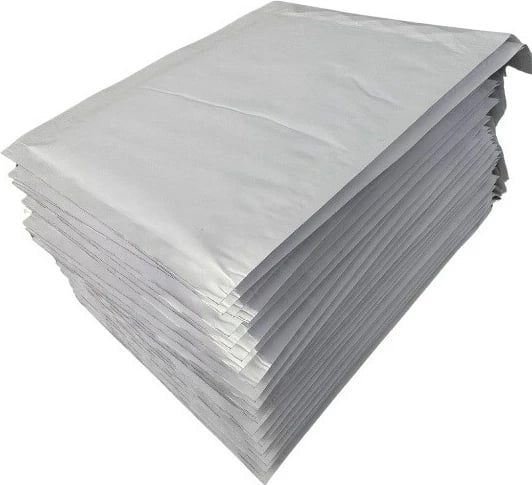 Zarf me flluska BESTPAK, 50 copë, Bardhë