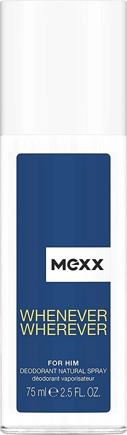 Deodorant spray për meshkuj Mexx Whenever Wherever For Him, 75ml