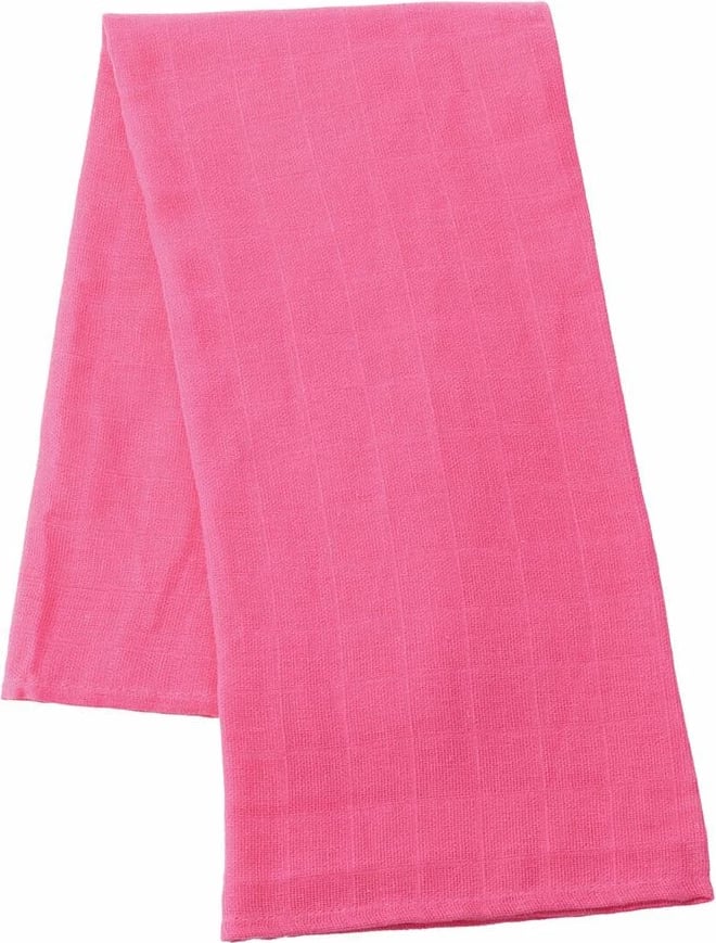 Pelenë pëlhure pambuku, New Baby Softy, 70 x 70 cm, rozë dhe e bardhë, set 4 copë