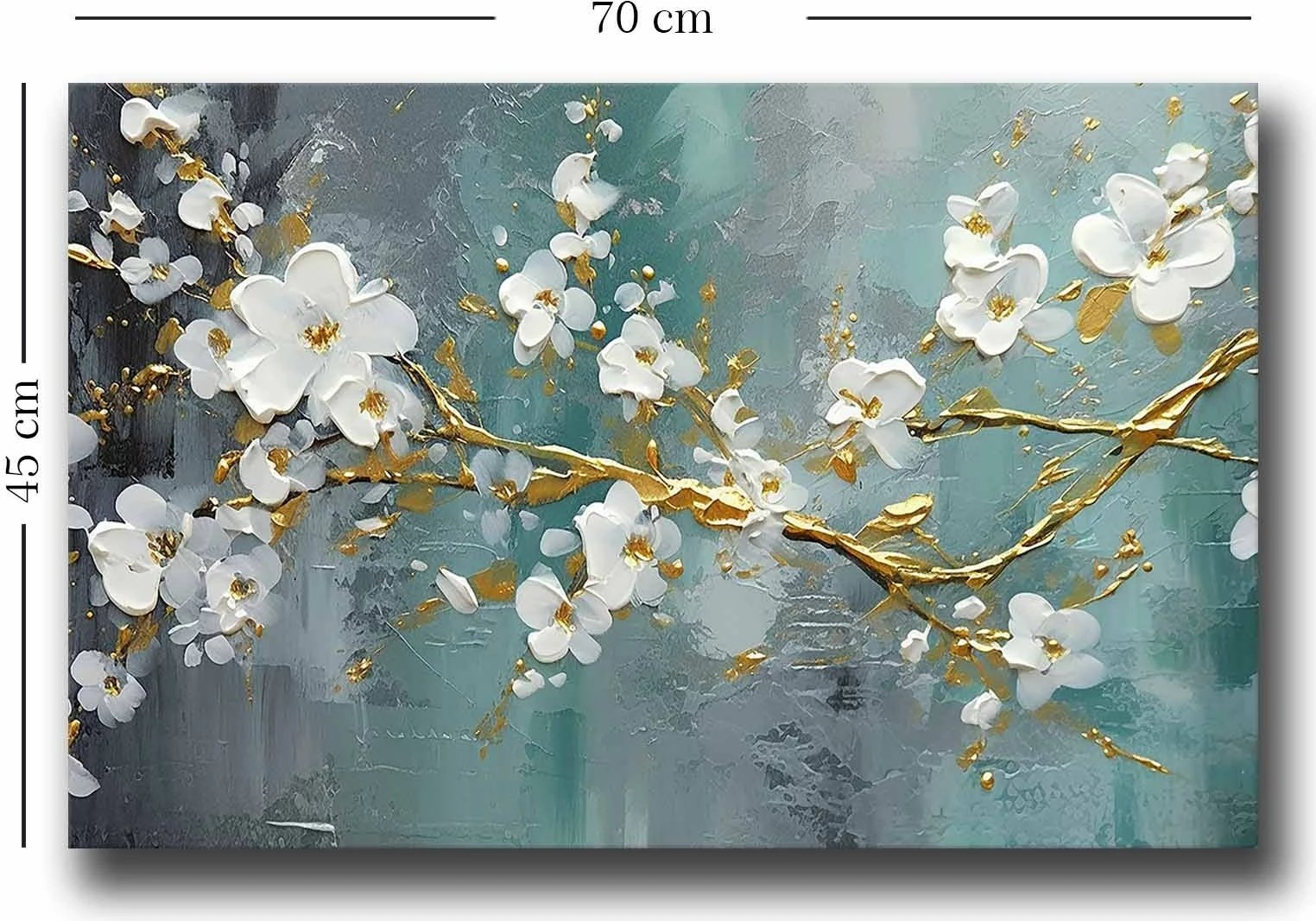 Pikturë dekorative në kanavacë, shumëngjyrëshe, 45x70cm, 4570softc-005