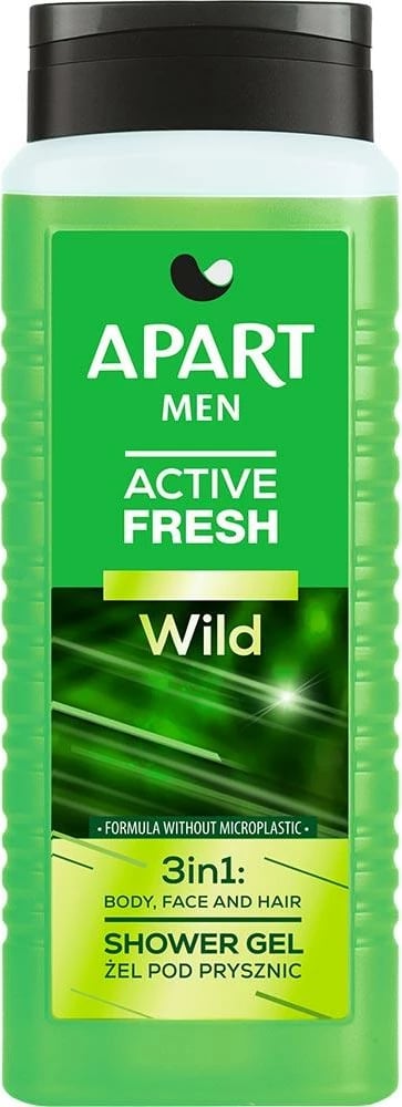 Xhel dushi për meshkuj Apart Natural Men Active Fresh Wild 500ml