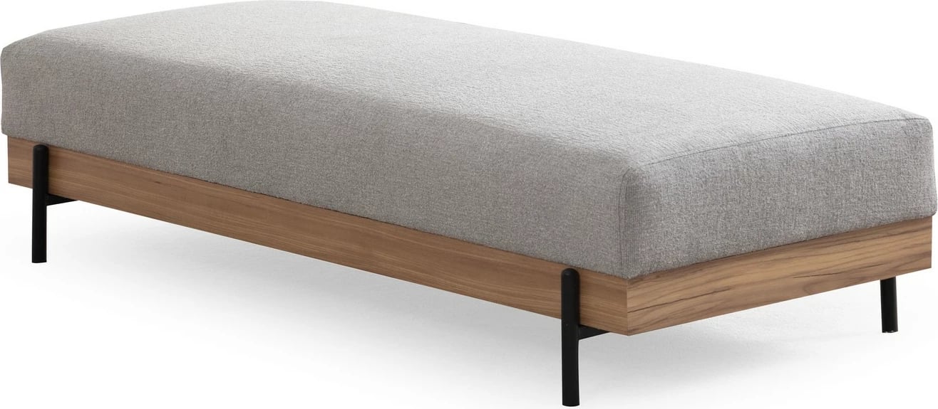 Pouf Atelier del Sofa, ngjyrë gri, Eti Oak Pouf